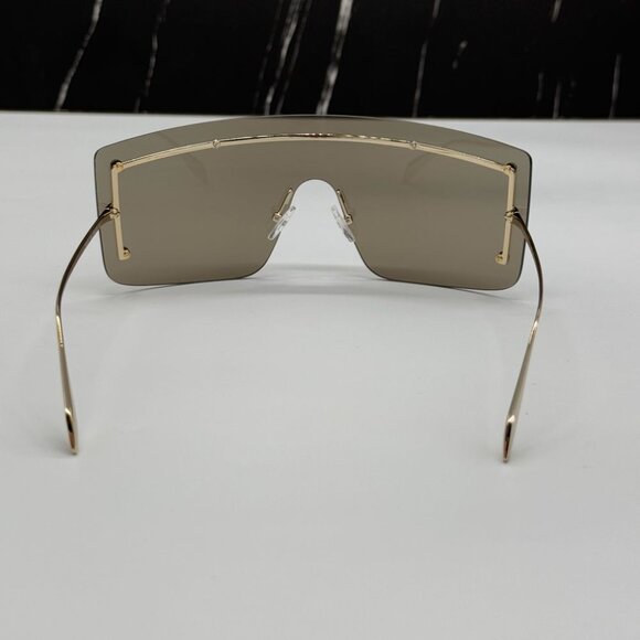 NEW AM0412S 002 ALEXANDER MCQUEEN SHIELD UNISEX SUNGLASSES main image 6